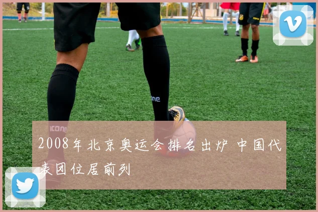 2008年北京奥运会排名出炉 中国代表团位居前列